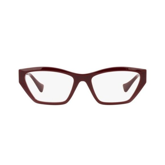 NWT VERSACE EYEGLASSES WOMEN CAT EYE BORDEAUX EYEWEAR VERSACE - Picture 2 of 4